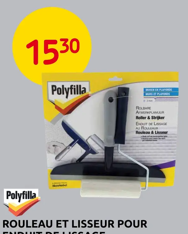 Offre: Rouleau et lisseur pour enduit de lissage