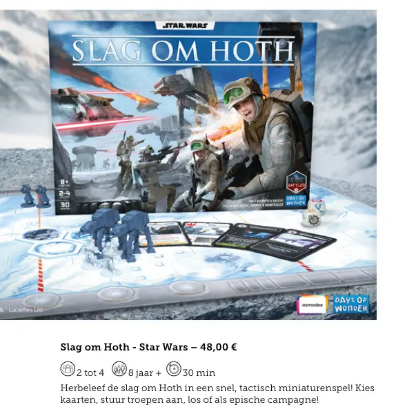 Promotie: Slag om Hoth - Star Wars