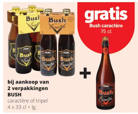 Promotie: BUSH caractère of tripel