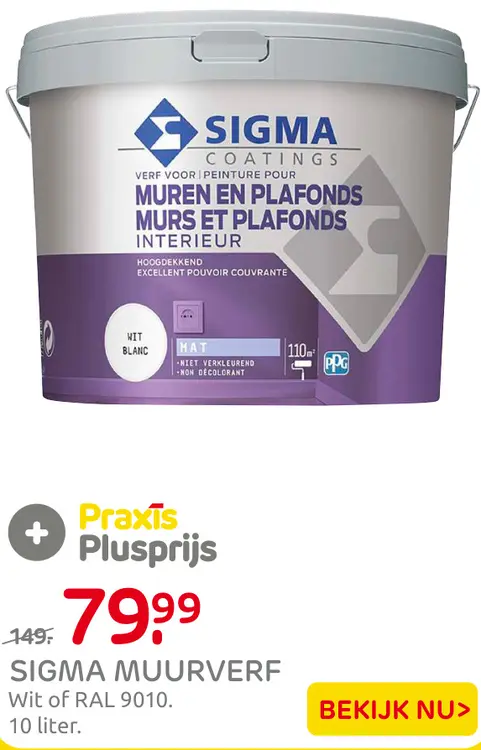 Aanbieding: Muurverf
