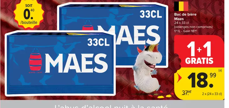 Offre: Bac de bière