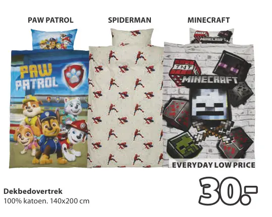 Promotie: Dekbedovertrek
