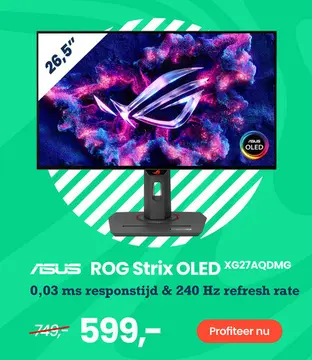 Aanbieding: ASUS ROG Strix OLED XG27AQDMG - 26.5"