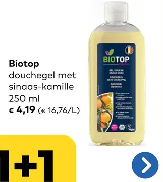 Aanbieding: Biotop douchegel met sinaas-kamille