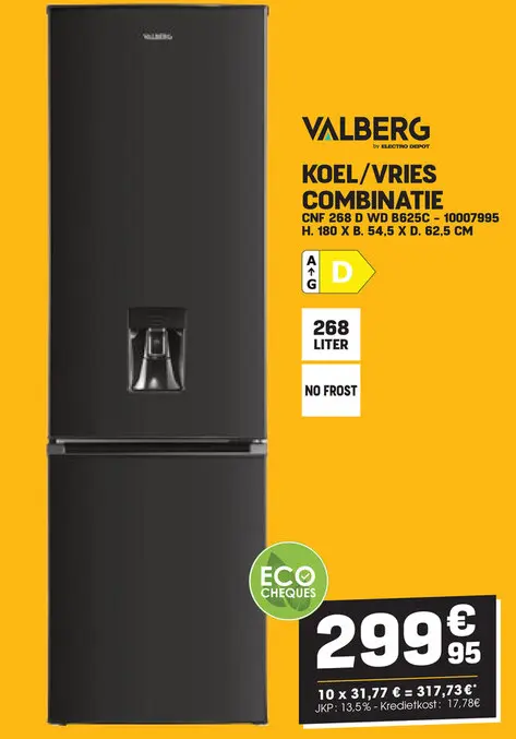 Promotie: Koel/vries combinatie