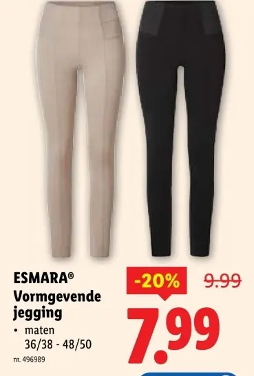 Promotie: Vormgevende jegging