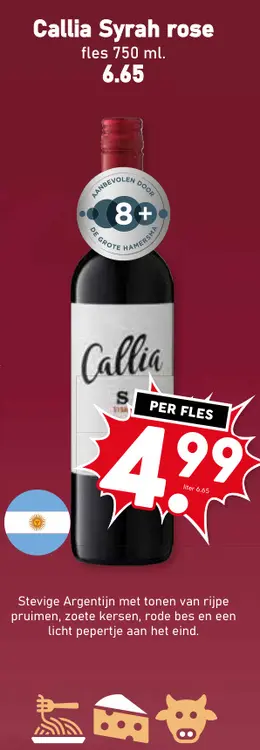 Aanbieding: Callia Syrah rose