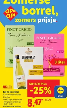 Aanbieding: Bag-in-box wijnen