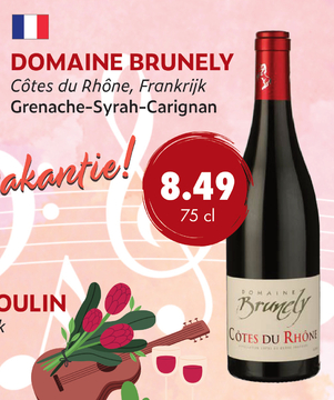 Aanbieding: Domaine Brunely Côtes du Rhône Rouge