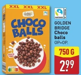 Aanbieding: GOLDEN BRIDGE Choco balls
