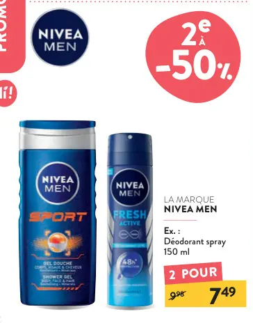 Offre: Déodorant spray
