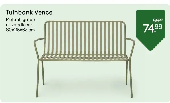 Aanbieding: Tuinbank Vence