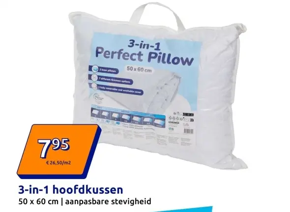 Aanbieding: 3-in-1 Perfect Pillow