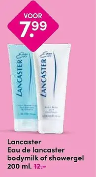 Aanbieding: Lancaster Eau de lancaster bodymilk of shower
