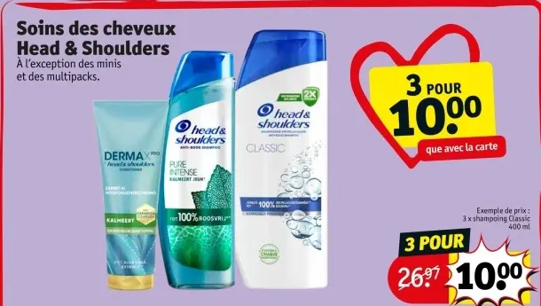 Offre: Soins des cheveux Head & Shoulders