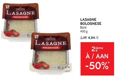 Offre: Lasagne bolognese