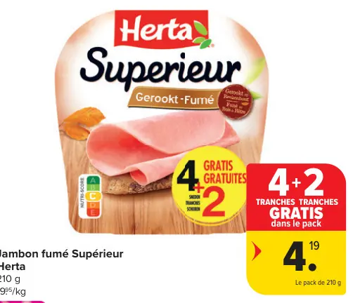 Offre: Jambon fumé Supérieur