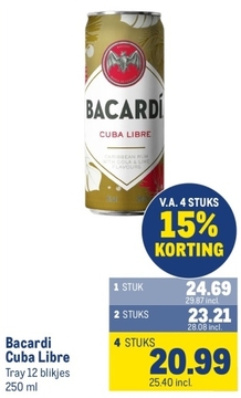 Aanbieding: Bacardi Cuba Libre