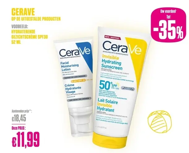 Promotie: Hydraterende gezichtscrème spf30