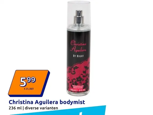 Aanbieding: Christina Aguilera bodymist