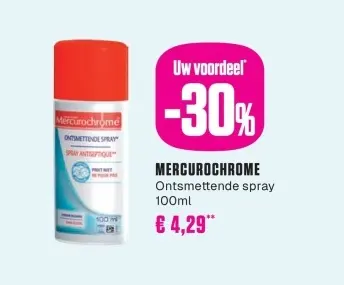 Promotie: Ontsmettende spray