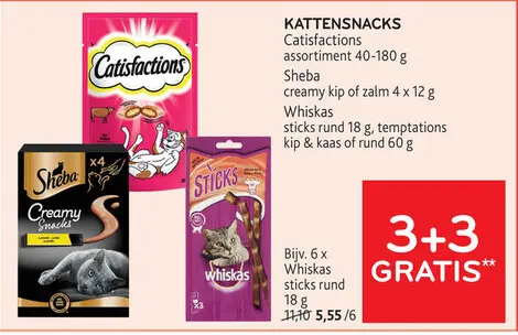 Promotie: Kattensnacks