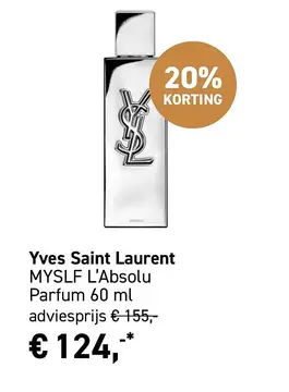 Aanbieding: Yves Saint Laurent MYSLF L'Absolu Parfum