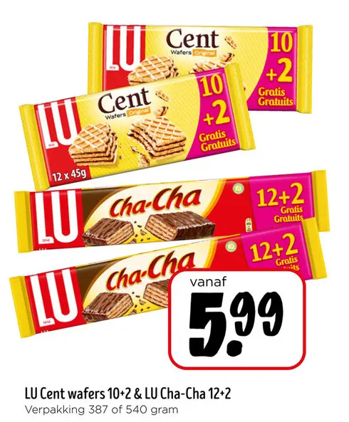 Promotie: Cent wafers & Cha-Cha