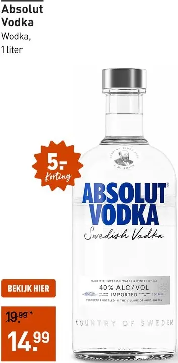 Aanbieding: Vodka