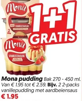 Aanbieding: Mona pudding