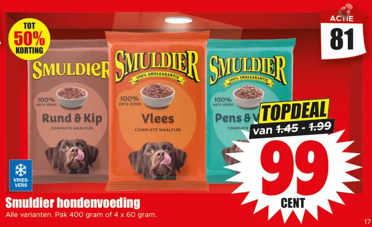 Aanbieding: Hondenvoeding