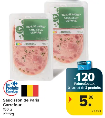 Offre: Saucisson de Paris