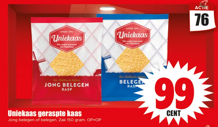 Aanbieding: Geraspte kaas
