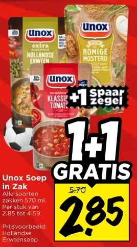 Aanbieding: Soep in Zak