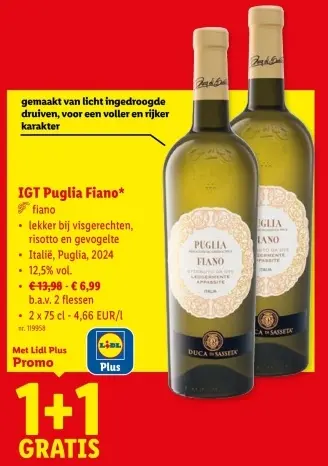 Promotie: IGT Puglia Fiano