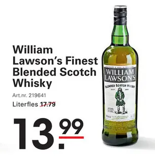 Aanbieding: William Lawson's Finest Blended Scotch Whisky