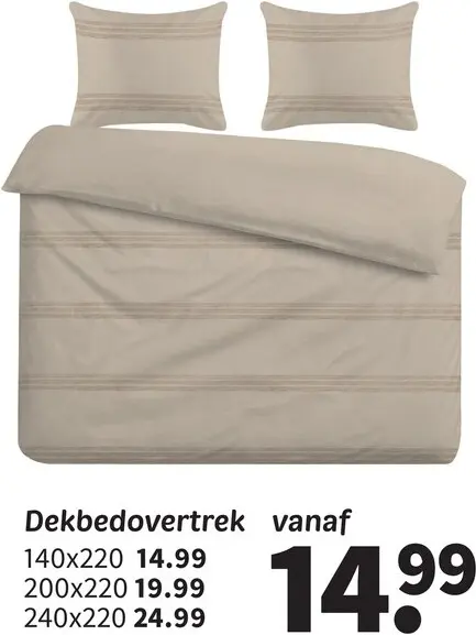 Promotie: Dekbedovertrek