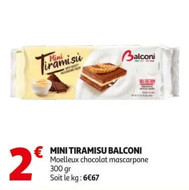 Promotie: Mini tiramisu