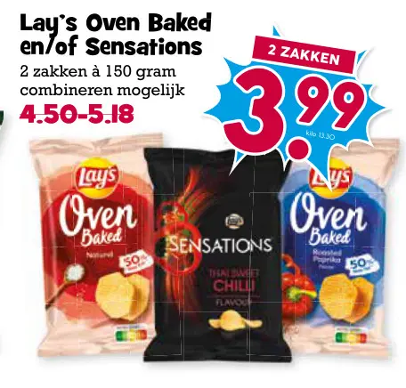 Aanbieding: Oven Baked en/of Sensations