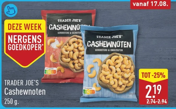 Aanbieding: Cashewnoten