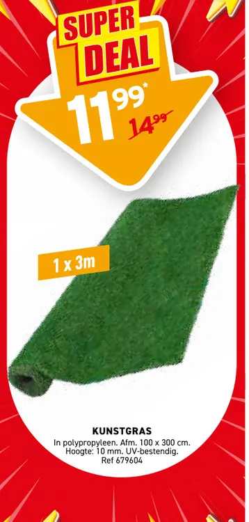 Promotie: Kunstgras