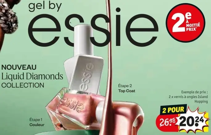 Offre: Gel by essie Liquid Diamonds collection