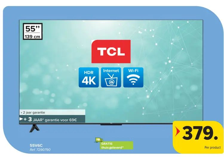 Promotie: 55v6c televisie