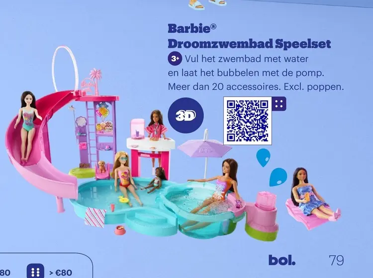Promotie: Barbie® Droomzwembad Speelset
