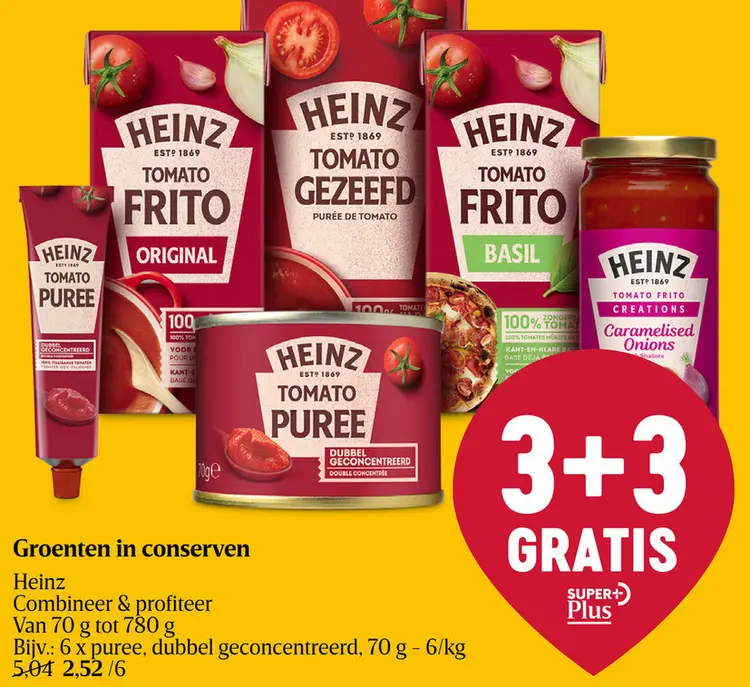 Aanbieding: Heinz Groenten in conserven