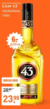 Aanbieding: Licor 43 100CL Likeuren