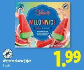 Aanbieding: Watermeloen ijsjes