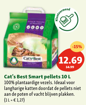 Aanbieding: Cat's Best Smart pellets