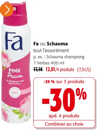 Offre: Fa ou Schauma