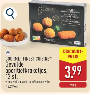 Aanbieding: Gevulde aperitiefkroketjes